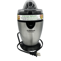 Cuisinart Small CCJ-100/100C Electric Stainless Steel Orange Citrus Juicer Works - $28.01