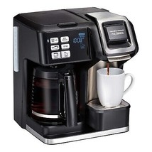 Coffee Pot Maker K Cup Single Serve Cup Brew Pod Hamilton Beach Flexbrew Machine - £90.11 GBP