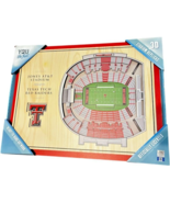 Texas Tech Red Raiders 5-Layer YouTheFan 3D Wall Art - Jones AT&amp;T Stadium - $27.21
