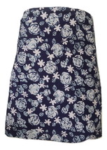Batik Mini Wrap Skirt Block Print - $49.54