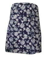 Batik Mini Wrap Skirt Block Print - $67.18 CAD
