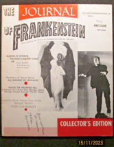 BORIS KARLOFF: (JOURNAL OF FRANKENSTEIN ISSUE # 1) RARE EARLY 1959 HORRO... - £233.53 GBP