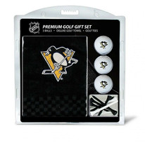 Pittsburgh Penguins NHL Regulation Size Golf Balls Tees Embroidered Towe... - £24.92 GBP