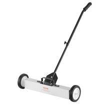 50Lbs Rolling Magnetic Sweeper with Wheels, Push-Type Magnetic Pick Up S... - $66.11
