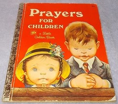 Prayers for Children #205 Vintage Little Golden Book - £4.79 GBP