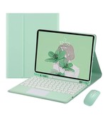 CASE for iPad 7th Generation 10.2 2019 (Green Keyborad +Mouse) Bluetooth... - $3,253.30 MXN