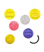 Easter Set Of 7 Cookie Stamp Embossers Made In USA PR9057 - $19.49