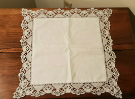 Vintage Vogue De Blanc Keeco 100% Cotton Hand Made Embroidery Pillow Case - £15.65 GBP