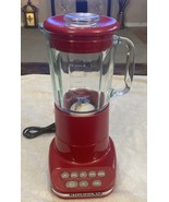 KitchenAid Blender Red Ultra Power 5 Speed KSB5ER4 Tested &amp; Working! - $97.08 CAD