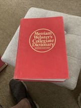 Merriam Webster’s Collegiate Dictionary Tenth 10th Edition Red Hardcover... - £5.78 GBP