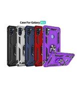 For Samsung Galaxy A11 Case, Ring Kickstand Phone Cover+Tempered Glass P... - £11.14 GBP+