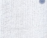Terry Chenille White 57&quot; Wide Cotton Fabric by the Yard A414.01 - $16.97