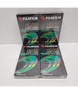 Fuji HQ T-120 High Quality 6 Hour Multi Purpose Blank VHS Tapes 4 Pack - $24.06 CAD