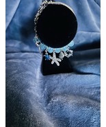 Sparkling Dolphin Charm Bracelet - Handmade, Ocean Inspired - $11.87