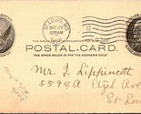 Postal Card St Louis Missouri 1905 PC15 - $4.99