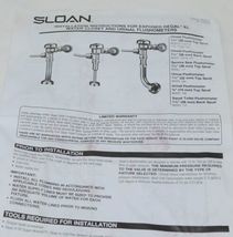 Sloan Regal Flushometer 110 XL Standard Segment Diaphragm Sweat Kit image 6