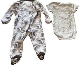 Baby Clothes Lot 6 Pc 0-3M Burt’s Bees Snugabye Organic Sleeper One Piece image 6