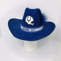 Vintage NFL Baltimore Colts Marching Band Uniform Western Hat AJD USA Made - £110.75 GBP