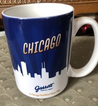 Garrett Popcorn Shops Bleu Chicago Skyline Café Tasse Mug 414ml - $11.11
