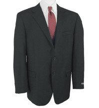 NEW $1195 Hickey Freeman Super 140&#39;s Sportcoat! 40 Reg  Black  Milburn  USA Made - £360.23 GBP