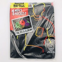 1995 Vintage Fruit Of The Loom One (1) Black Pocket T-Shirt 3XL 54-56 New NOS - £8.33 GBP