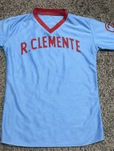 Vintage Roberto Clemente #21 Baseball Jersey - Blue Red - Men&#39;s Small - £155.30 GBP