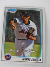 2010 Bowman Chrome #BCP197 Jeurys Familia New York Mets Rookie Baseball Card - £1.39 GBP