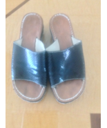 CTPK Snakeskin Print Leather Platform Sandals SZ 36 Made in Italy - $27.08 CAD