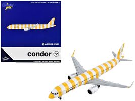 Airbus A321 Commercial Aircraft Condor Airlines White and Yellow Stripes... - $2,174.37 MXN