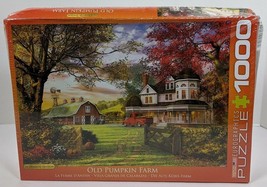 EuroGraphics Old Pumpkin Farm Jigsaw Puzzle 1000-Piece ship damage to box - $24.67