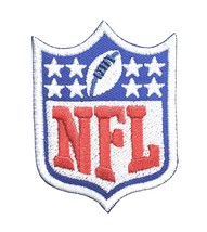 NFL Logo Shield Football Embroidered Iron On Patch John Elway Peyton Man... - £4.32 GBP+