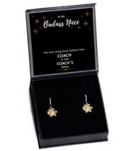 Ear Rings For Niece, Coach Niece Earring Gifts, Aunt To Niece Gifts, Bir... - £39.87 GBP