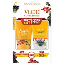VLCC Turmeric &amp; Berberis Face Wash + Anti Tan Skin Lightening Face Wash-... - $35.99