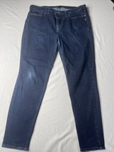 Silver Jeans Size 20 Skinny Stretch Med Wash High Denim women inseam 27.5” - £13.10 GBP