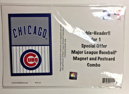 MLB Chicago CUBS Postcard and Fridge Magnet Combo NEW 2006 Baseball Souv... - $4.99