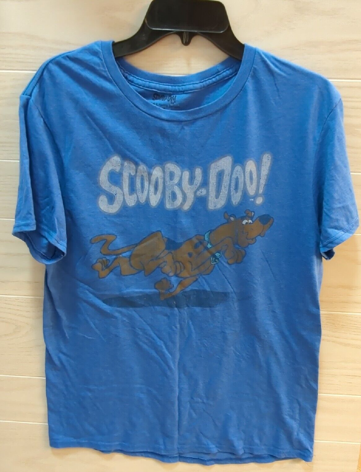 Primary image for Scooby Doo running blue t shirt M adult men women medium