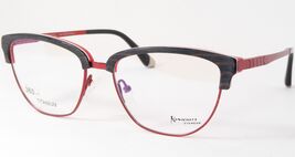 Kamasutra KS-2035-04 Rojo Negro/Caramelo Rojo Único Raro Gafas 53-16-135 Notas - $76.03