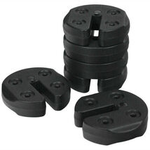 Set of 6 Canopy Weights 30lbs Weight Plate Kit with No-Pinch Design - Co... - $93.94