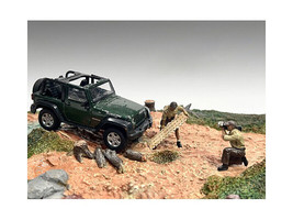 4X4 Mechanics 2 Piece Diecast Figure Set 4 for 1/43 Scale Models American Dioram - £20.47 GBP