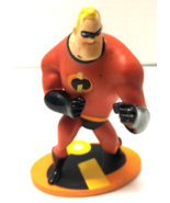 DISNEY THE INCREDIBLES MR. INCREDIBLE 3&quot; PVC MINI TOY FIGURE CAKE TOPPER - $6.78 CAD