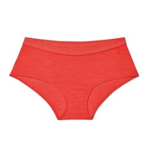 Allbirds Womens Trino Shortie Underwear Merino Wool Blend Alpenglow Red L - £13.60 GBP