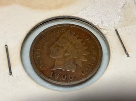 1906 Indian Head US Penny One Cent Coin Nice - £21.32 GBP