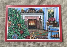Vintage Brick Mill Studios Lewis Johnson Christmas Tree Cozy Home Holida... - $6.93