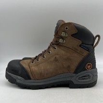 Hawx BHXCWRPW111 Mens Brown Leather Lace Up Ankle Comp toe Work Boots Size 11 D - £54.74 GBP