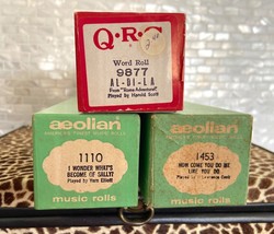 Aeolian Qrs Piano Word Roll #1110 I Wonder What Became Of Sally? By Vern Elliott - £11.04 GBP