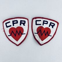 Lot Of 2 Vintage - Medical Embroidered Uniform Patch Sew / Iron On CPR S... - $9.00