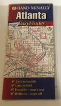 Atlanta Georgia Travel Map Fold Out Brochure Booklet Ephemera M6 - $7.91