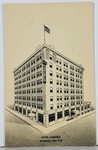 Jamestown New York HOTEL SAMUELS Linen Postcard K6 - $5.95