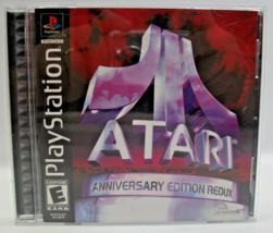 Atari Anniversary Edition Redux PlayStation 1 PS1 Video Game Tested Works - £6.88 GBP