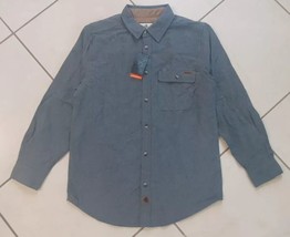 NEW Legendary Whitetails Shirt Mens M Gray Flannel Original Buck Camp Bu... - $24.74